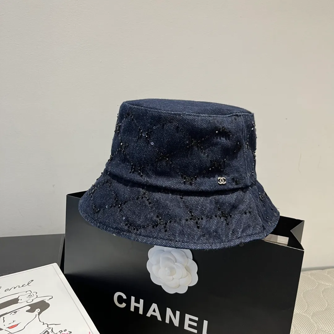 💰90¥ Chanel original bucket hat, advanced customization, 2025 new style, head circumference 57cm