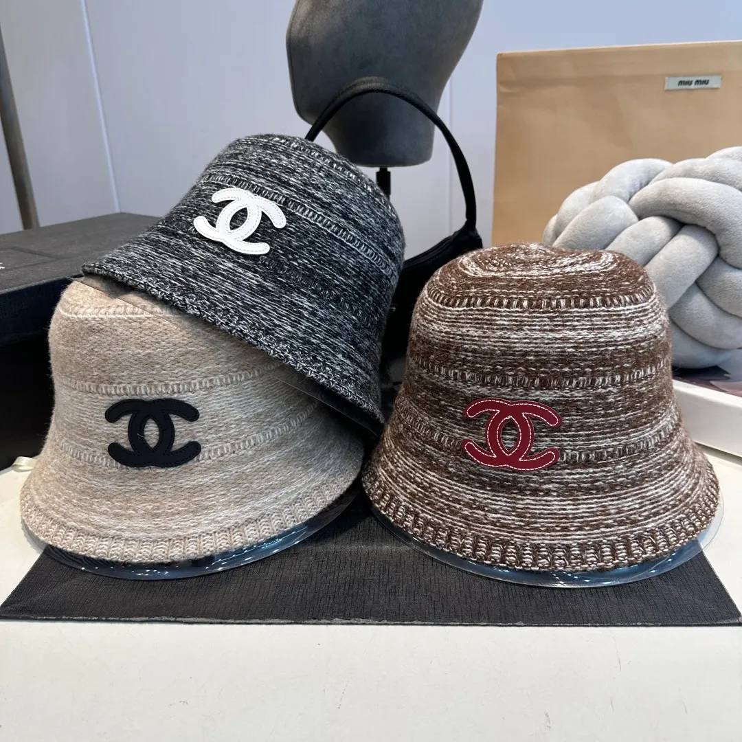 P60 CHANEL Chanel 2025 autumn and winter new style wool cashmere bucket hat, 🔆Quality goddess style ~ a must-have for going out on the street