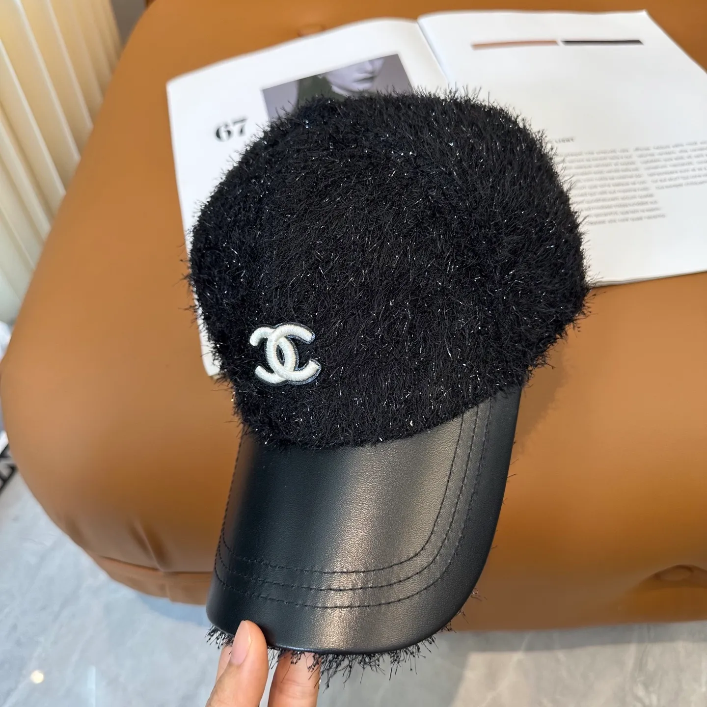 P66💛 Comes with dust bag [CHANEL Chanel] New autumn and winter small fragrance style baseball cap🧢, the big brand model is super easy to match, one that you can wear with your eyes closed