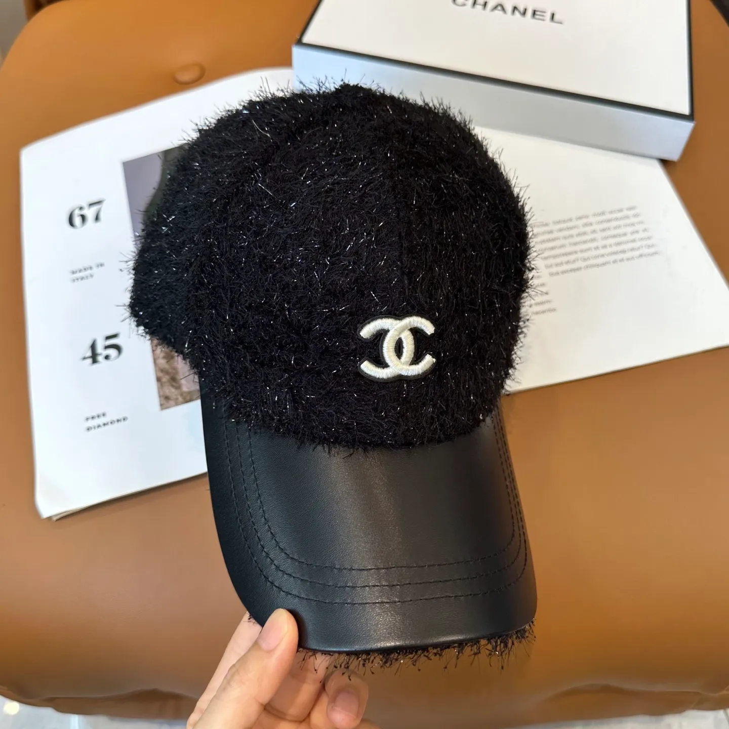 P66💛 Comes with dust bag [CHANEL Chanel] New autumn and winter small fragrance style baseball cap🧢, the big brand model is super easy to match, one that you can wear with your eyes closed