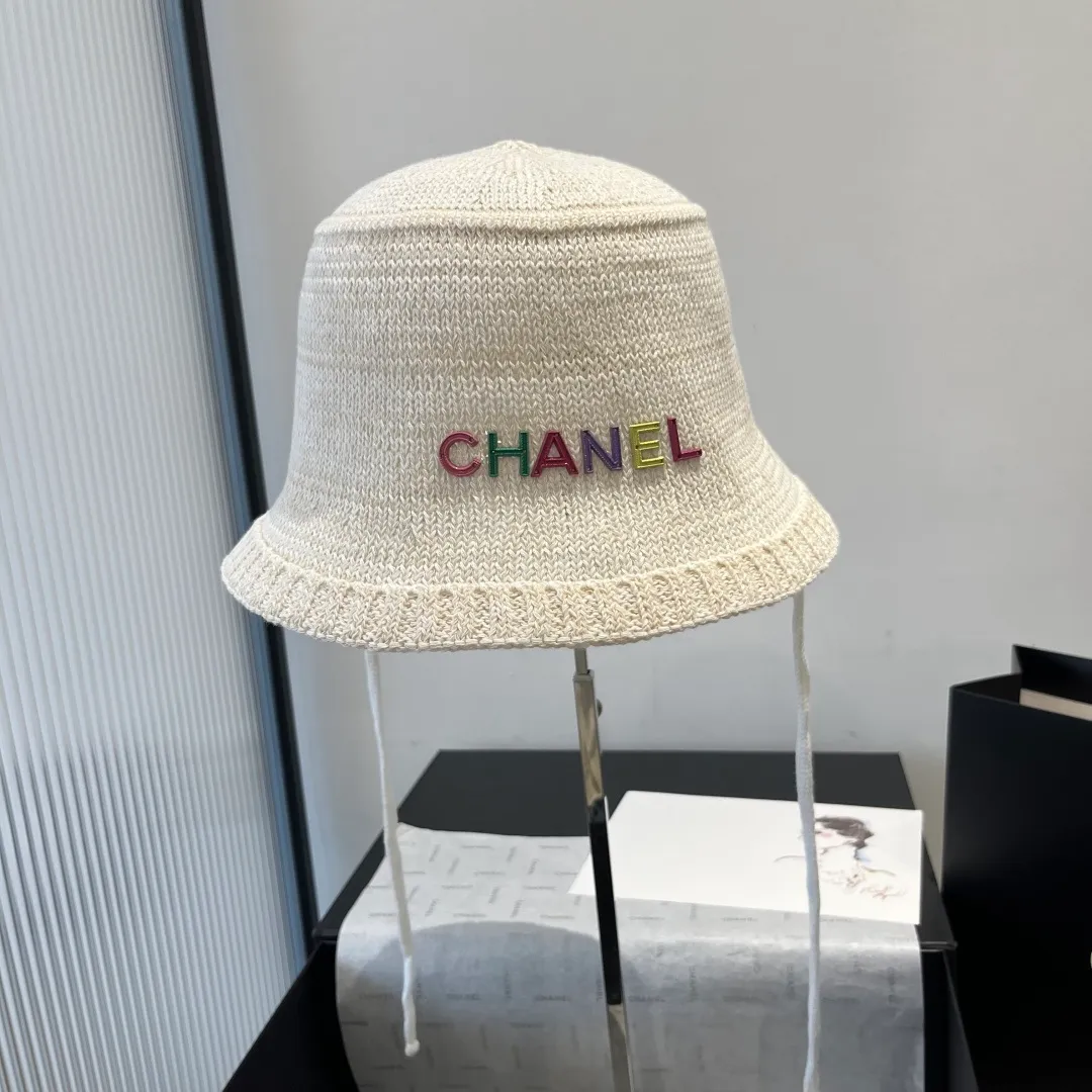 💰80¥ Chanel knitted bucket hat, small top hat, head circumference 57cm