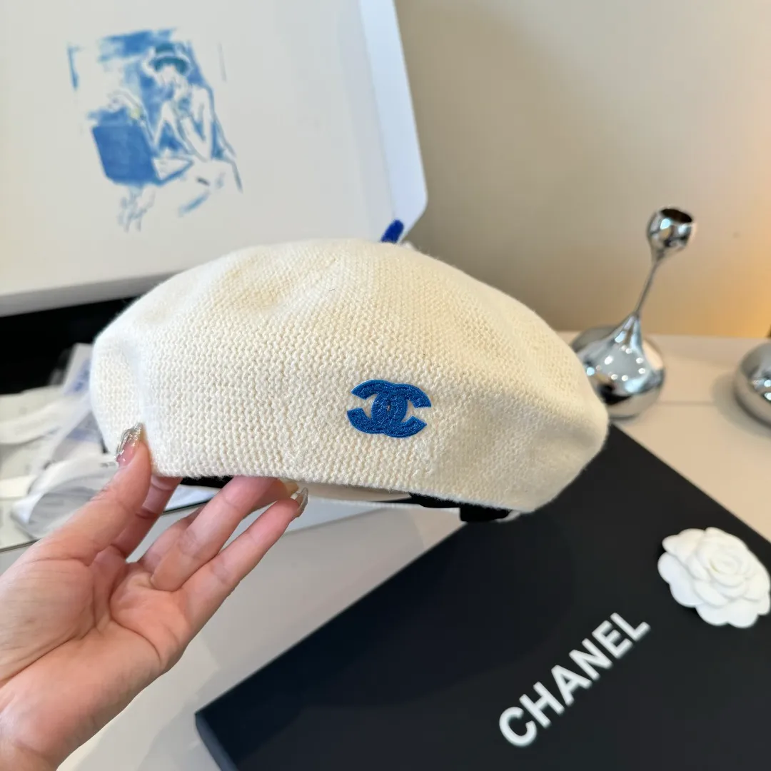 🉐160¥ Chanel wool beret, 100% wool fabric,