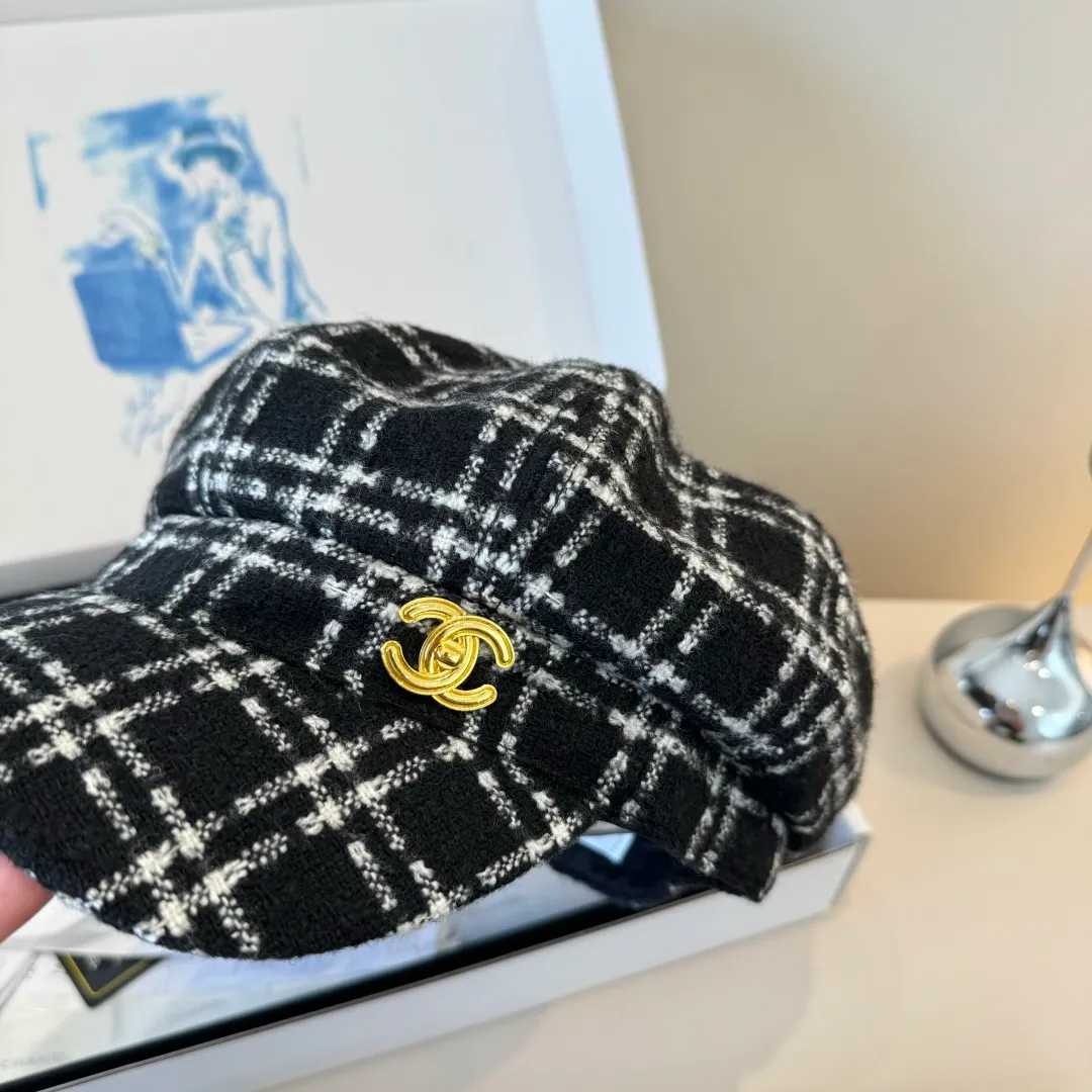 🉐160¥ Chanel's new duck-bill army cap, advanced customization, head circumference 57cm