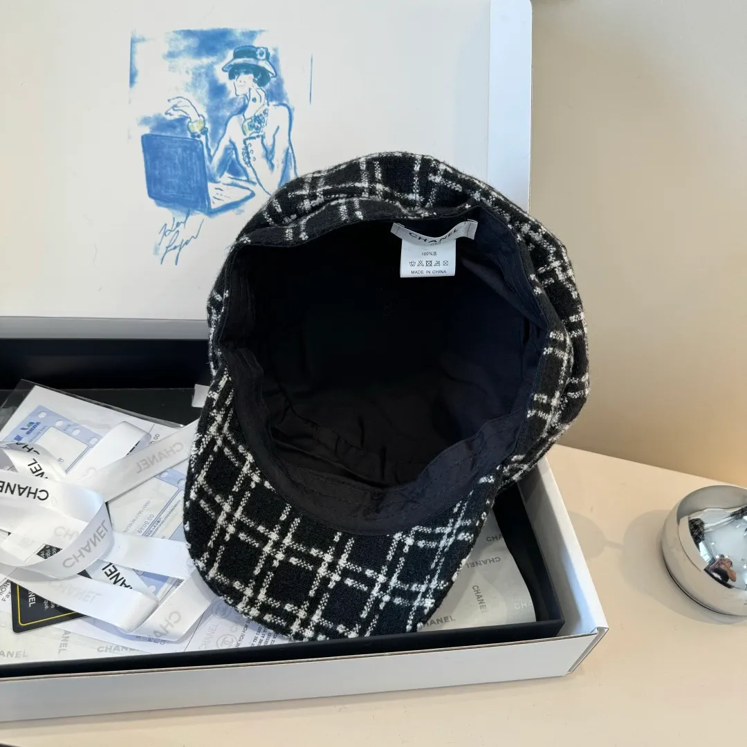 🉐160¥ Chanel's new duck-bill army cap, advanced customization, head circumference 57cm