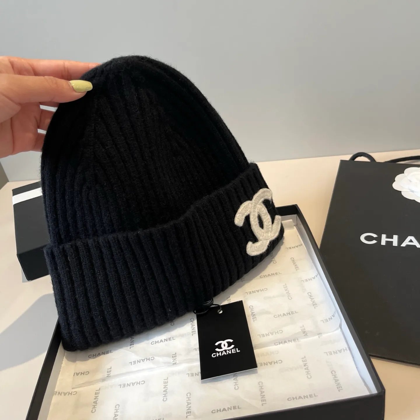 💰70¥ Chanel knitted beanie