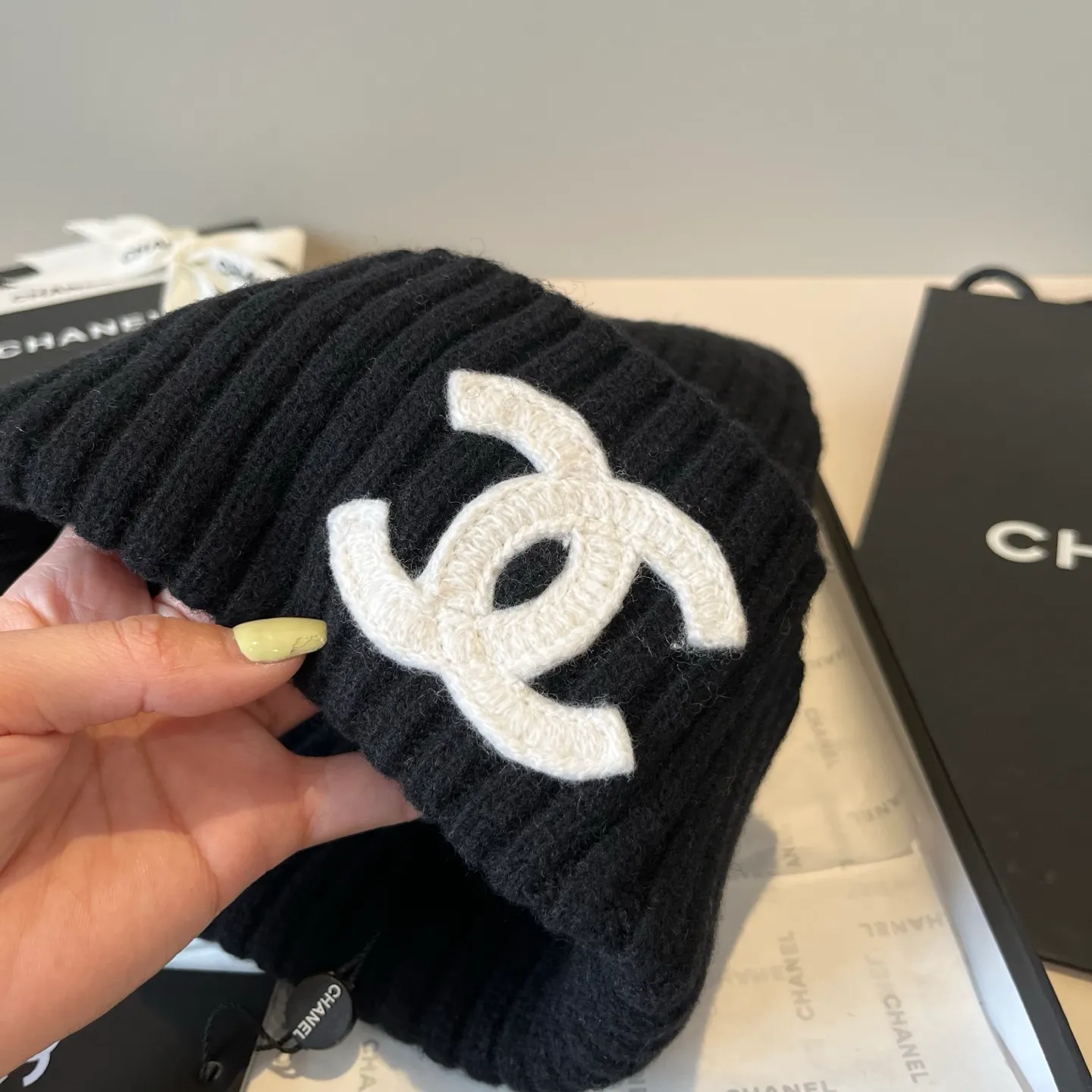 💰70¥ Chanel knitted beanie