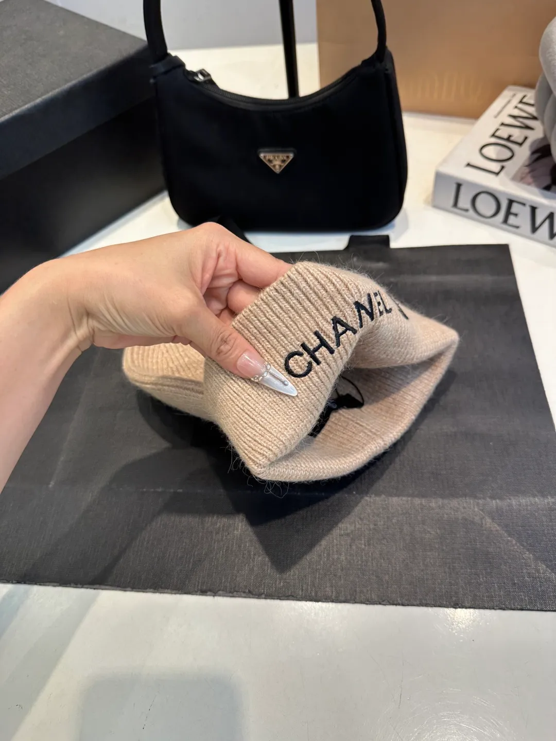 P50 Chanel CHANEL new wool hat, Xiaoxiang is classic and simple, fashionable and casual design, popular new product