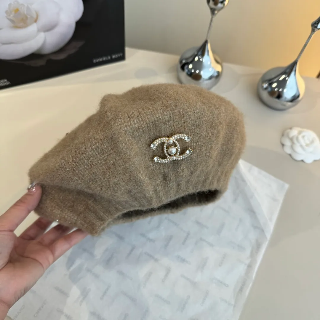 💰100¥ Chanel wool beret, knitted beret, versatile style