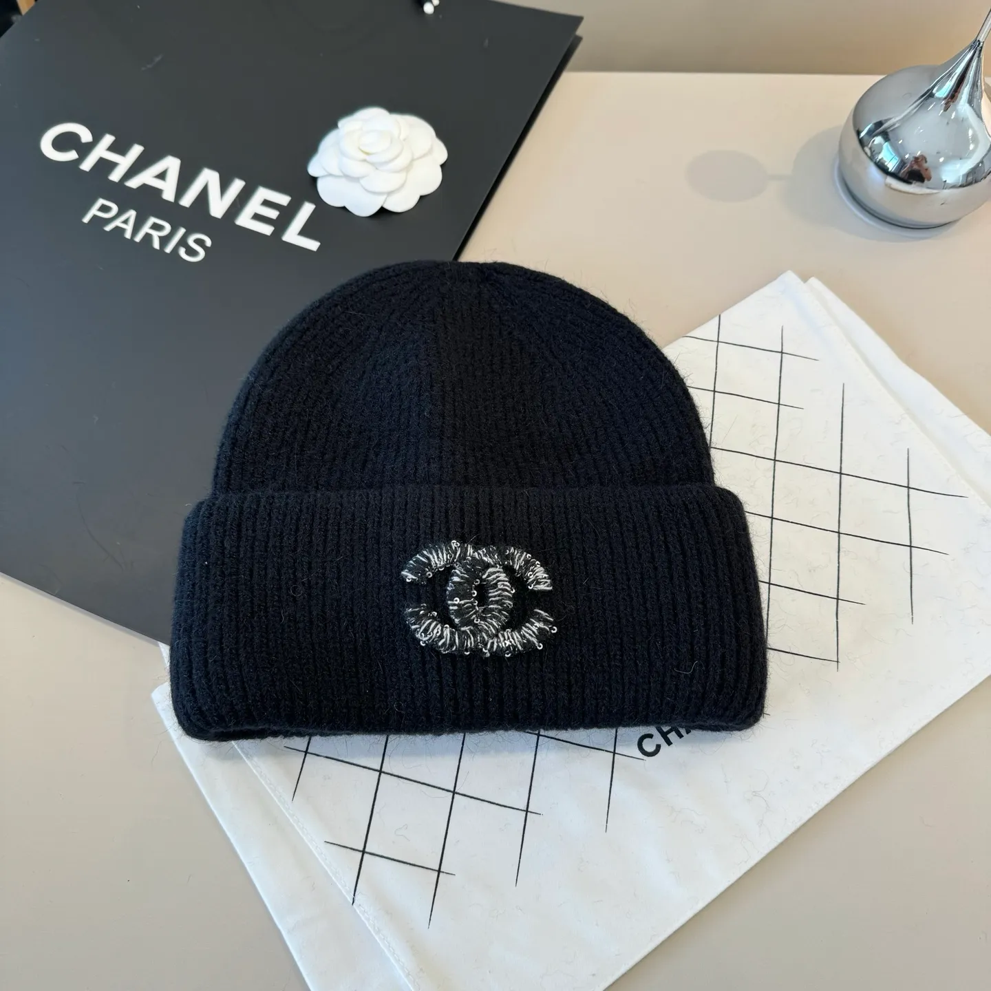 💰90¥ Chanel new style wool hat, thickened fabric
