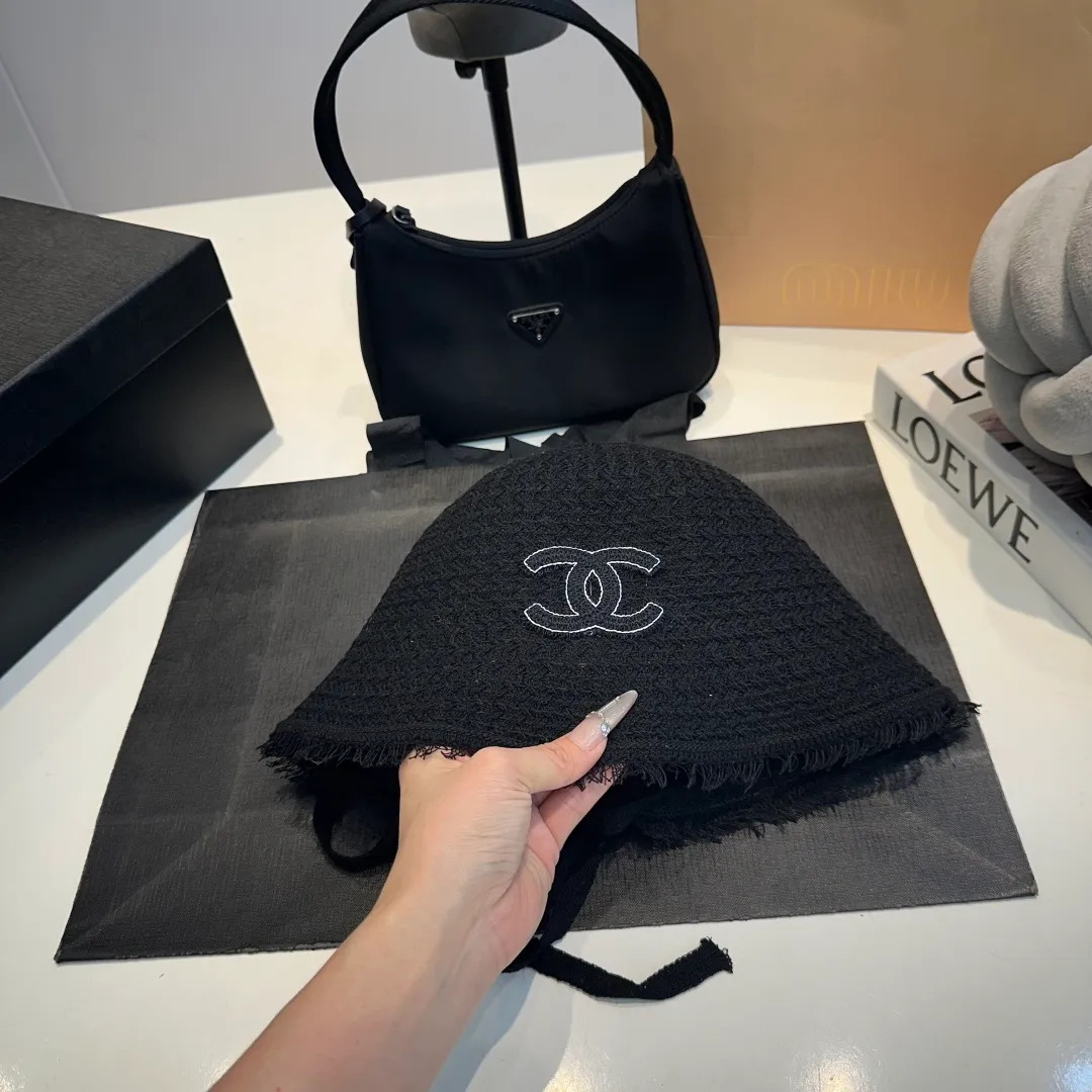 P60 Chanel sunshade bucket hat, foldable, head circumference 57cm
