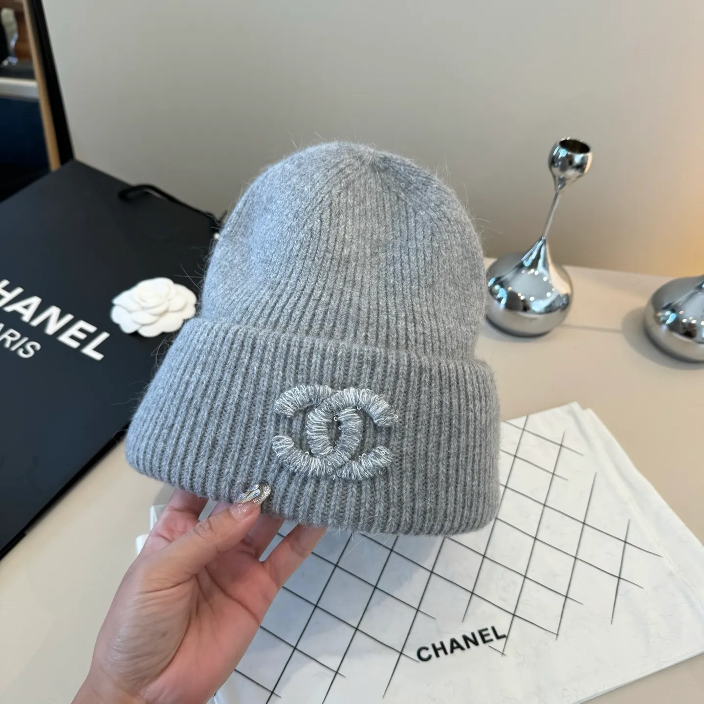 💰90¥ Chanel new style wool hat, thickened fabric