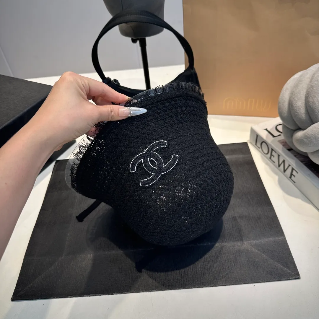 P60 Chanel sunshade bucket hat, foldable, head circumference 57cm
