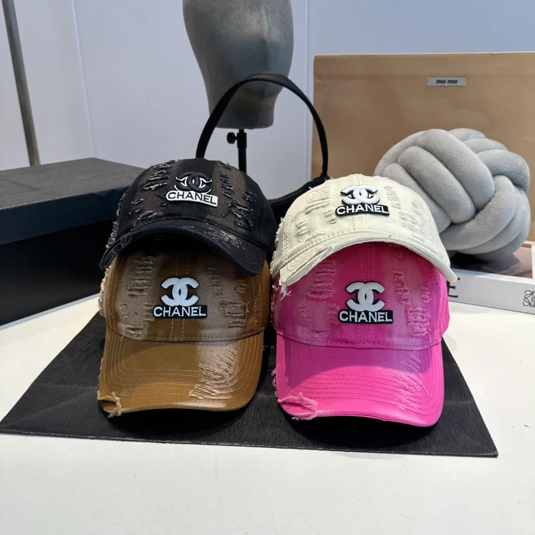 P60 CHANEL 2024 new ripped baseball cap, logo Xiaoxiang is classic and simple, fashionable and casual design, popular new product