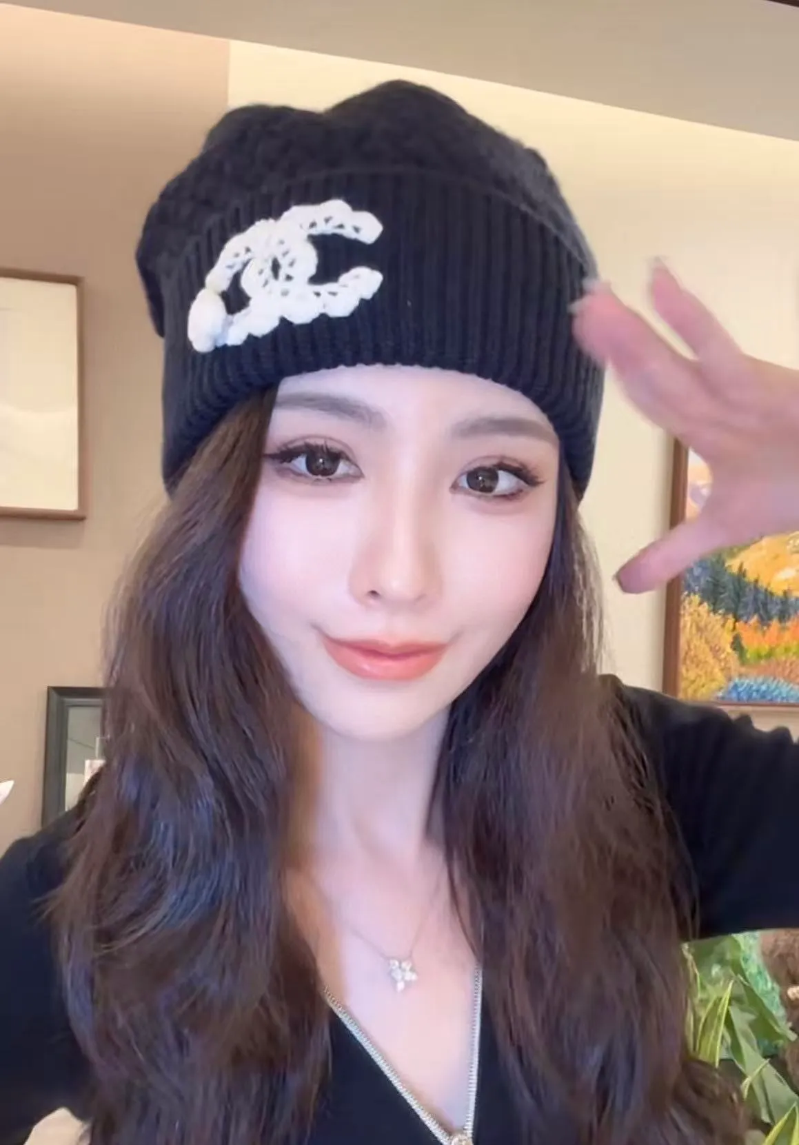 💰70¥ Chanel knitted beanie