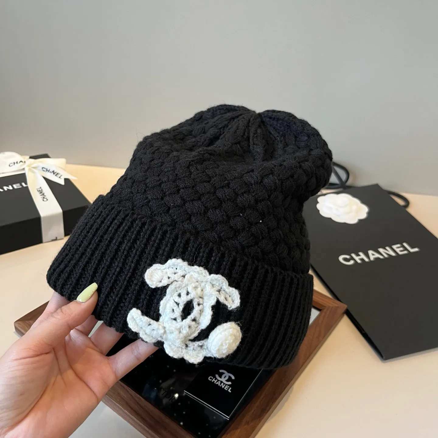 💰70¥ Chanel knitted beanie
