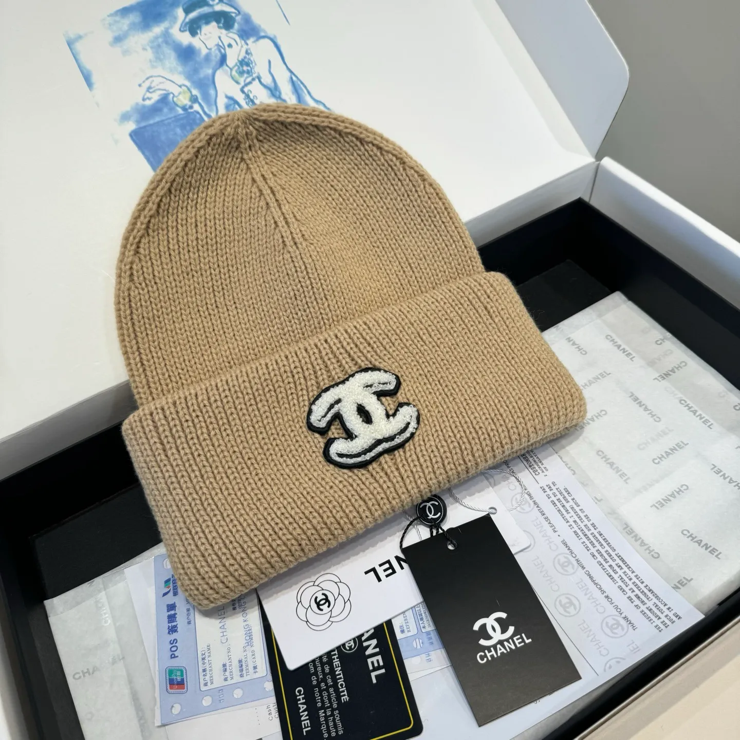 💰80¥ Chanel knitted beanie