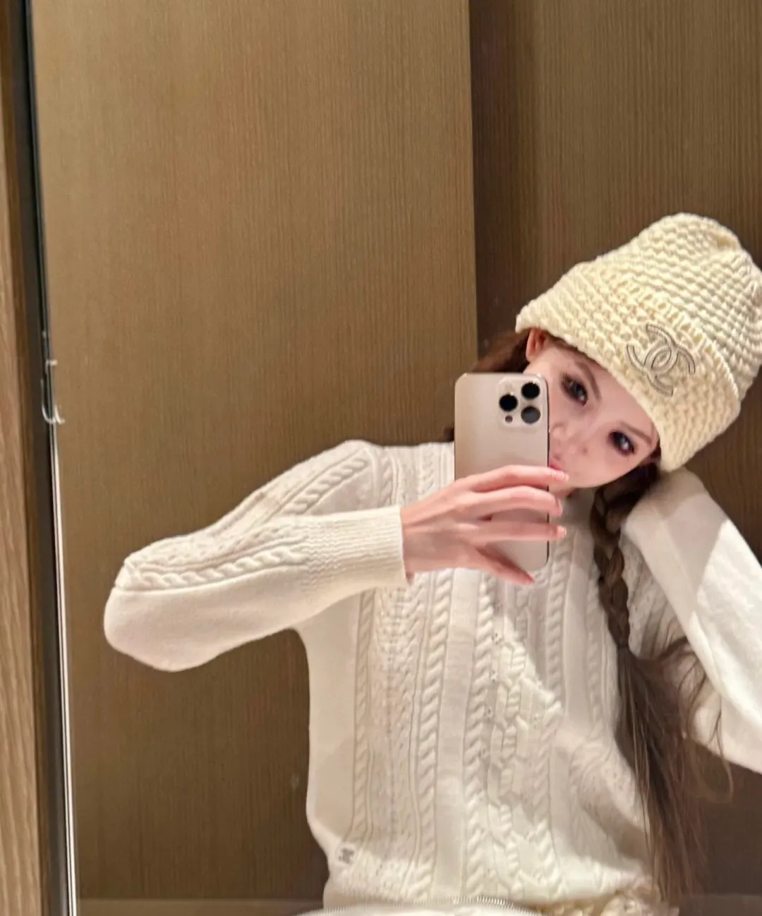💰80¥ Chanel knitted beanie