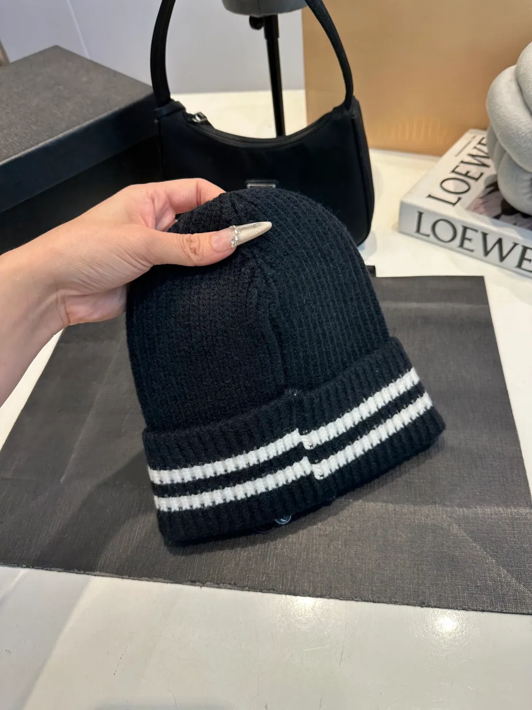 P50 Chanel CHANEL new wool hat, Xiaoxiang is classic and simple, fashionable and casual design, popular new product
