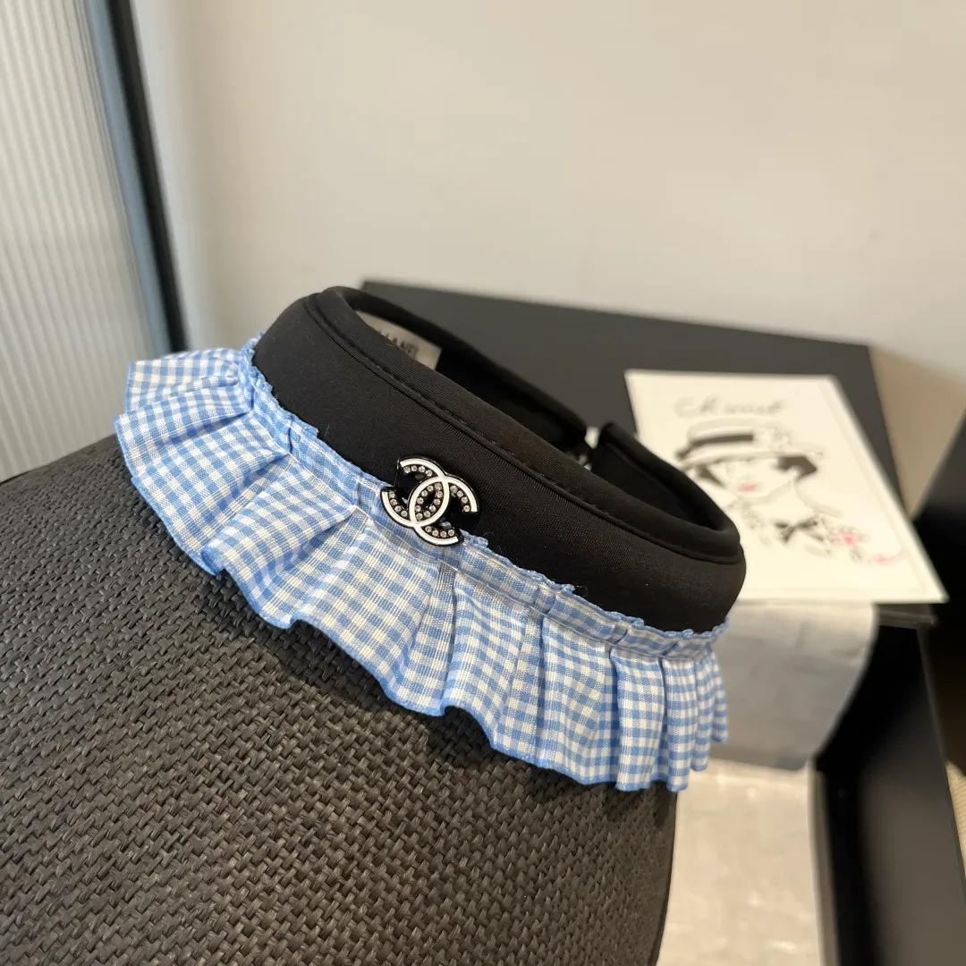 💰100¥ Chanel empty top sun hat
