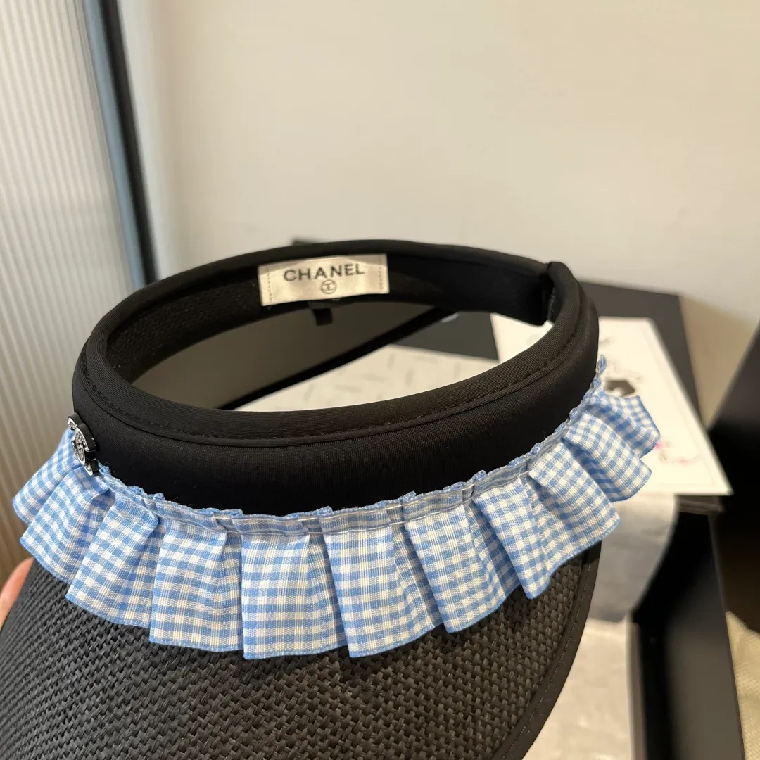 💰100¥ Chanel empty top sun hat