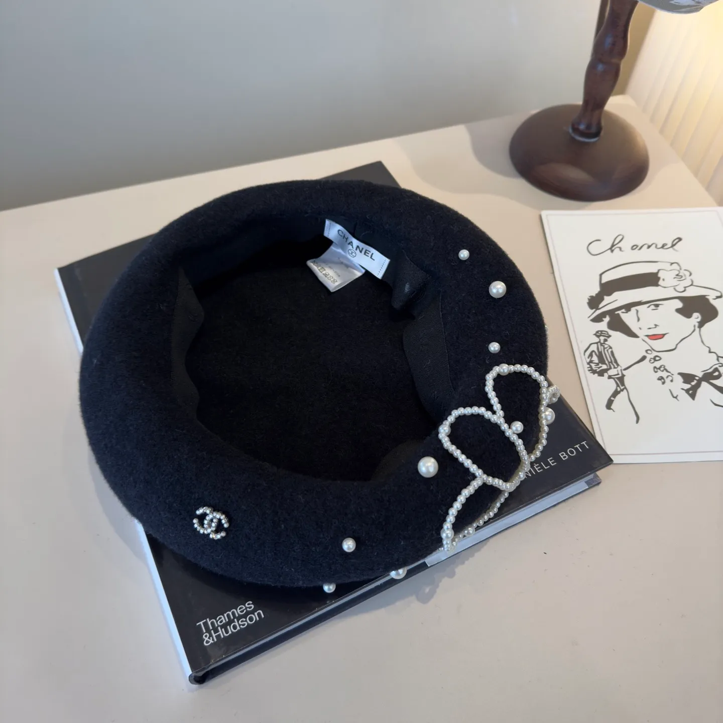 💰130¥ Chanel new wool beret, 100% wool🦙 fabric, head circumference 57cm