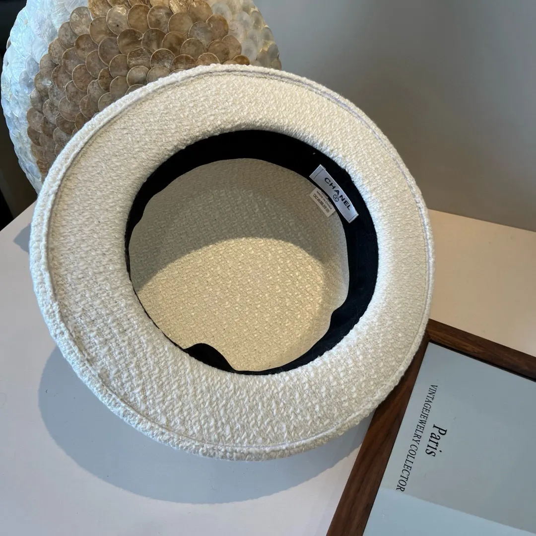 💰180¥ Chanel Chanel classic lady style flat top hat, head circumference 57cm