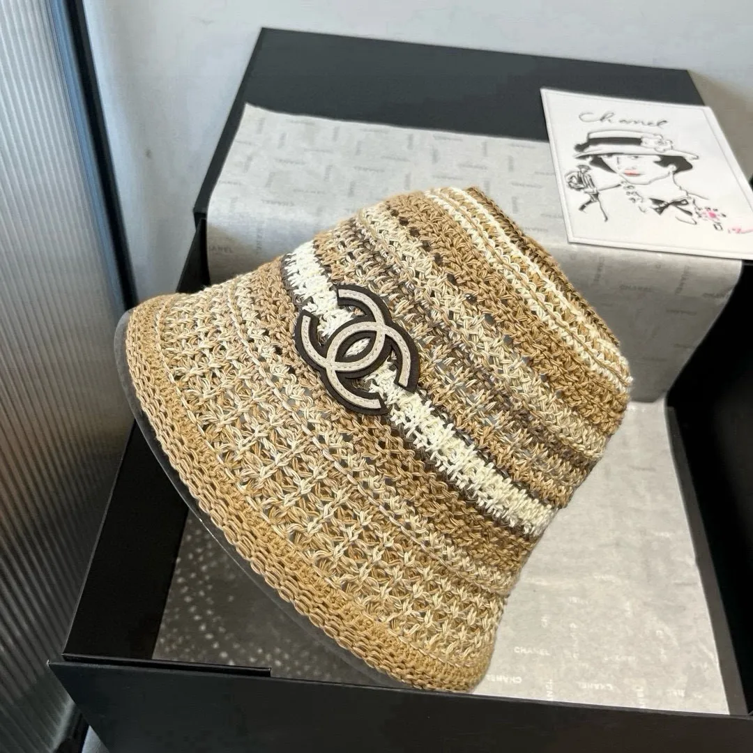 💰100¥ Chanel knitted bucket hat, head circumference 57cm