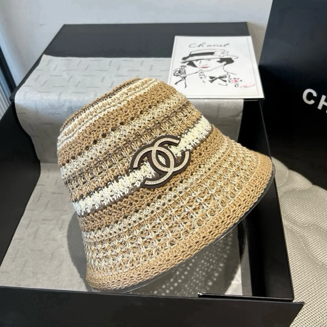 💰100¥ Chanel knitted bucket hat, head circumference 57cm