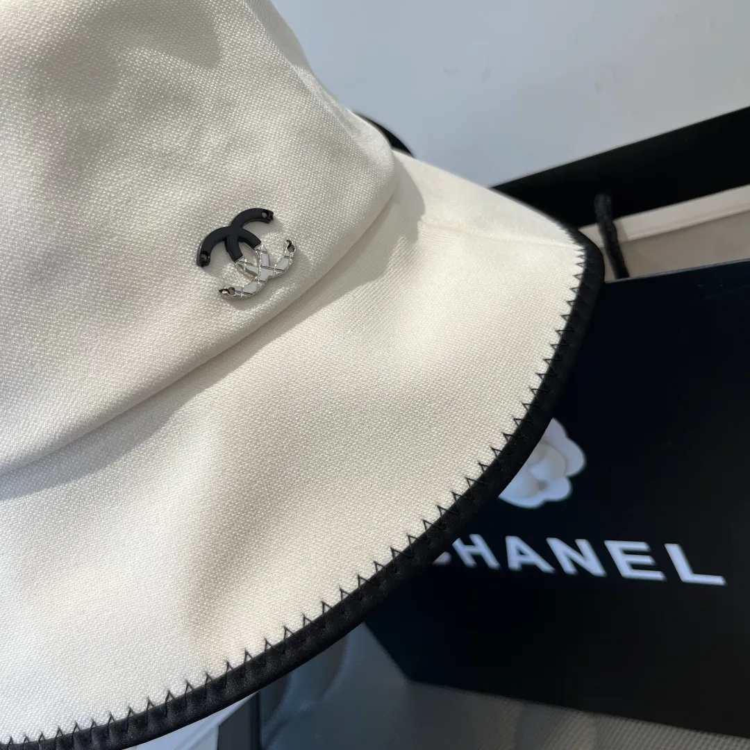 💰100¥ Chanel bow bucket hat, ladylike style, head circumference 57cm