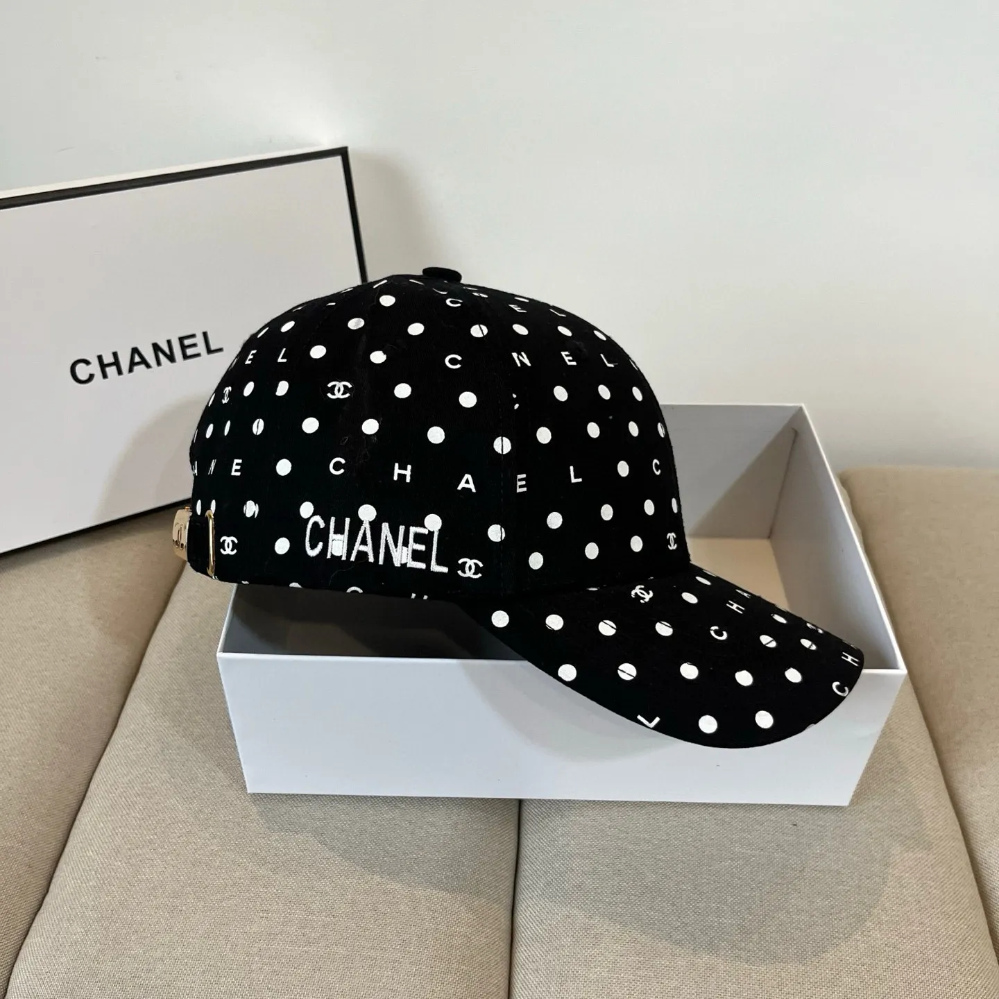 💰70 CHANEL Chanel 2025 new small fragrance big-name baseball cap, counter classic style, unisex, head circumference 57, four colors available