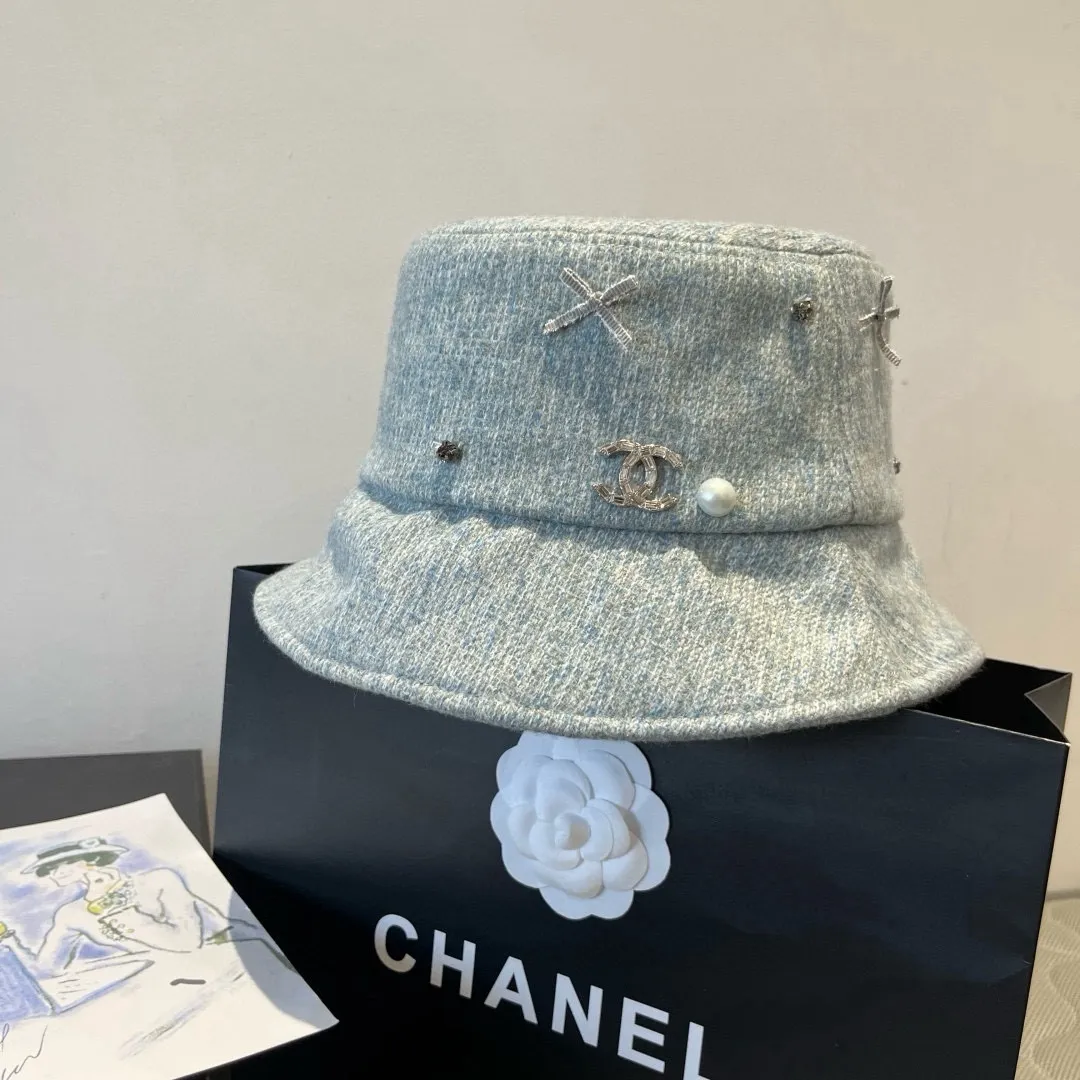💰110¥ Chanel new bucket hat, head circumference 57cm