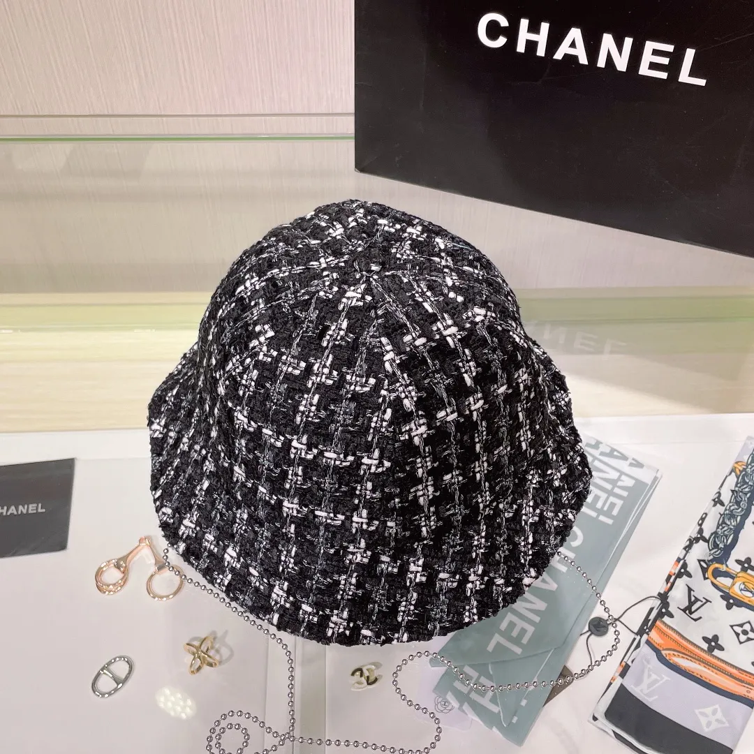 P70 Chanel Chanel 2023 autumn and winter new lady style fisherman hat, foldable, easy to carry when traveling, head circumference 57cm
