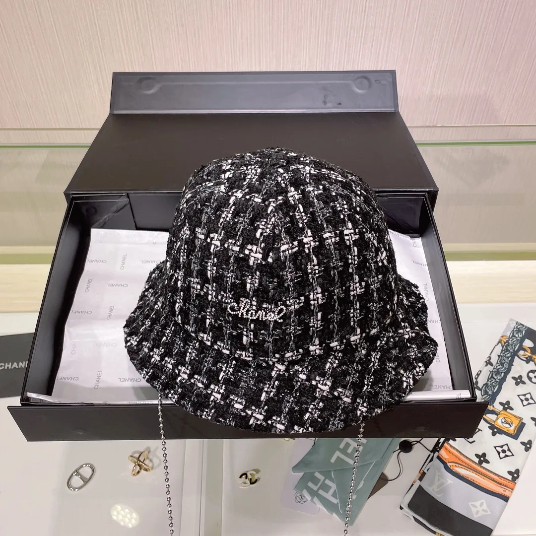 P70 Chanel Chanel 2023 autumn and winter new lady style fisherman hat, foldable, easy to carry when traveling, head circumference 57cm