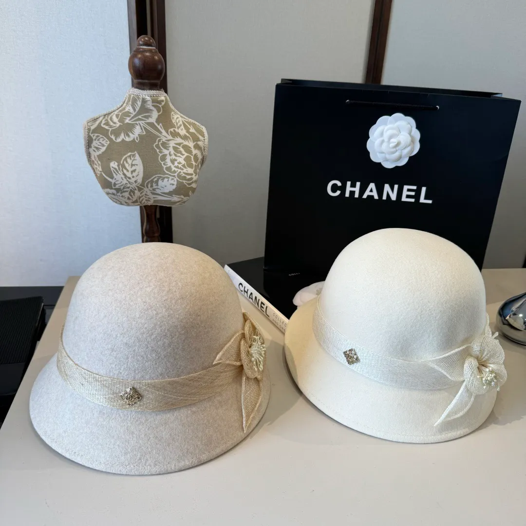 💰240¥ Chanel imported linen yarn hat, advanced customization, head circumference 57cm