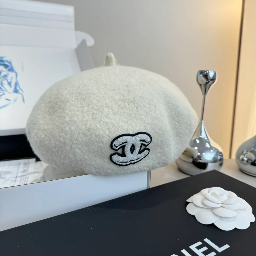 🉐180¥ Chanel wool beret, pumpkin hat, 100% wool🦙 fabric, head circumference 57cm