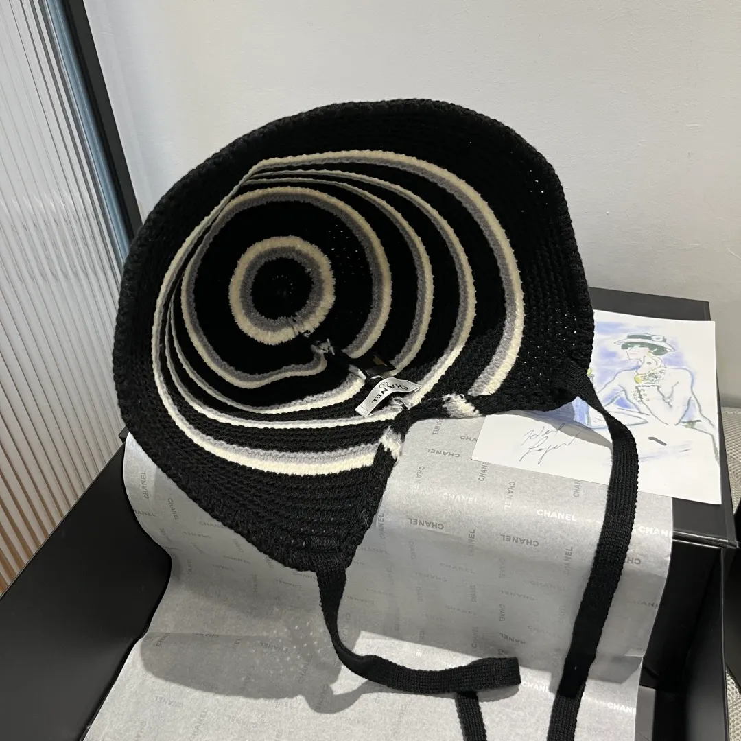 💰90¥ Chanel new knitted bucket hat, head circumference 57cm