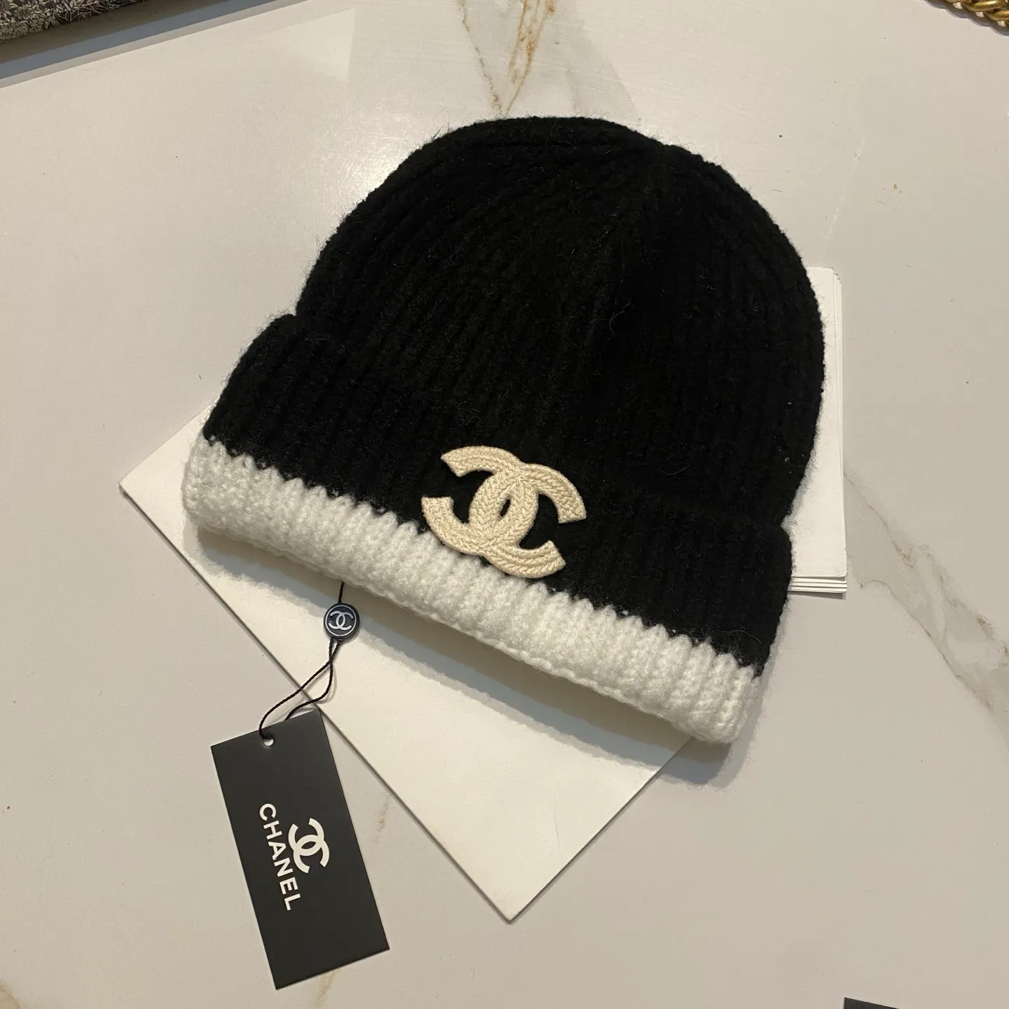 Chanel Chanel knitted hat