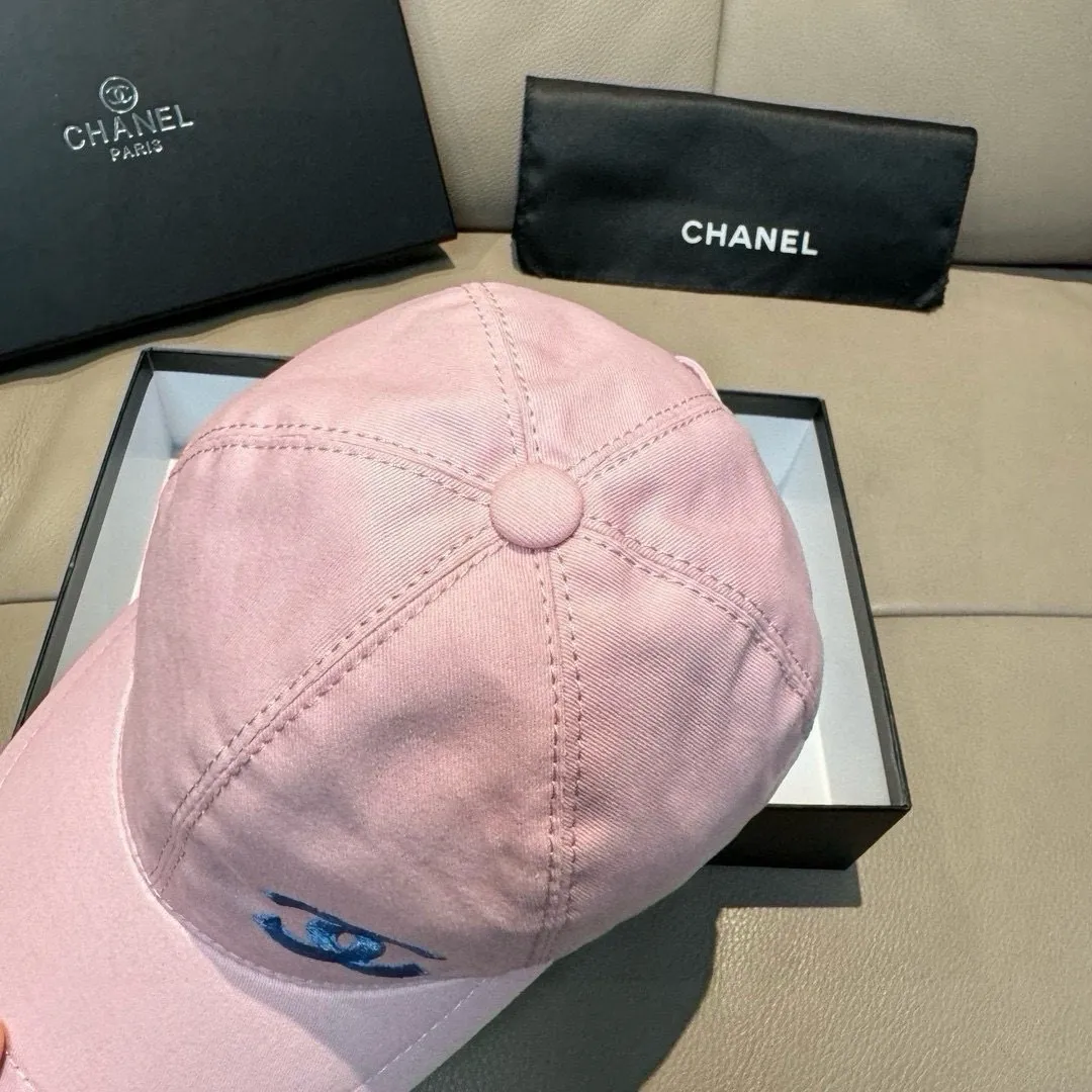 P90, new original baseball cap from Chanel counter, 1:1 mold customization, three-dimensional embroidery, exquisite and flawless! 100% pure cotton fabric, original factory quality, exclusive physical photography.