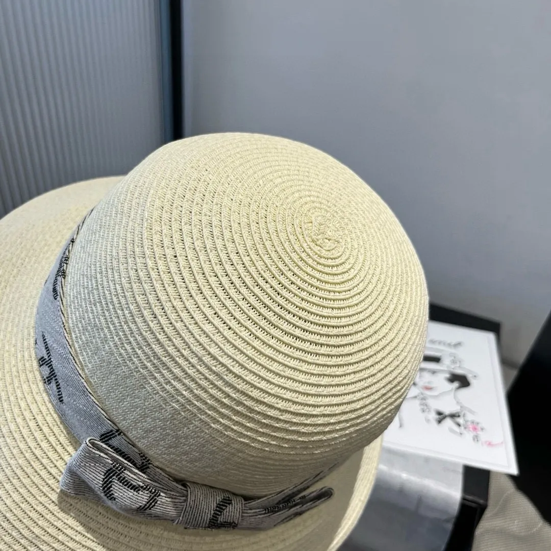 💰120¥ Chanel straw hat, advanced customization, head circumference 57cm.