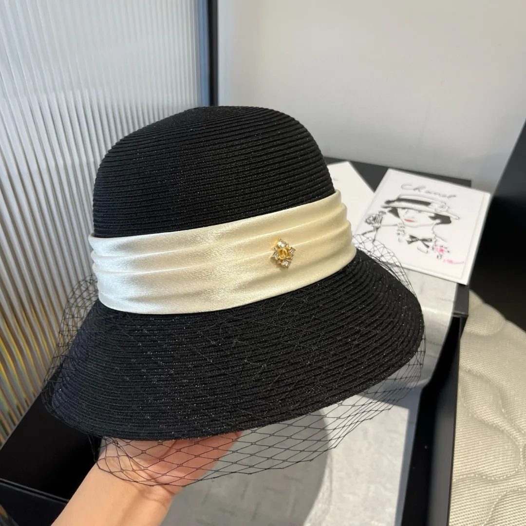 💰170¥ Chanel mesh basin hat, made of high-grade PP straw, head circumference 57cm