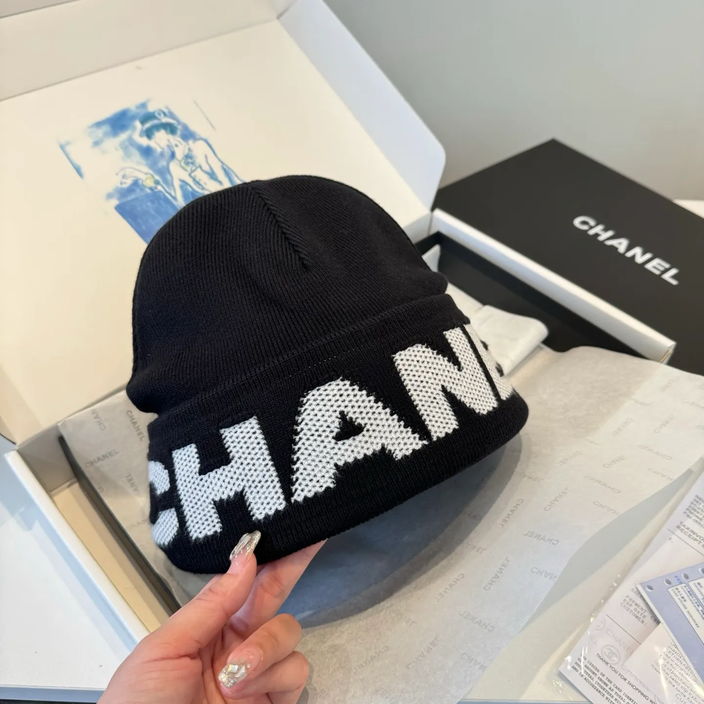 💰70¥ Chanel knitted beanie