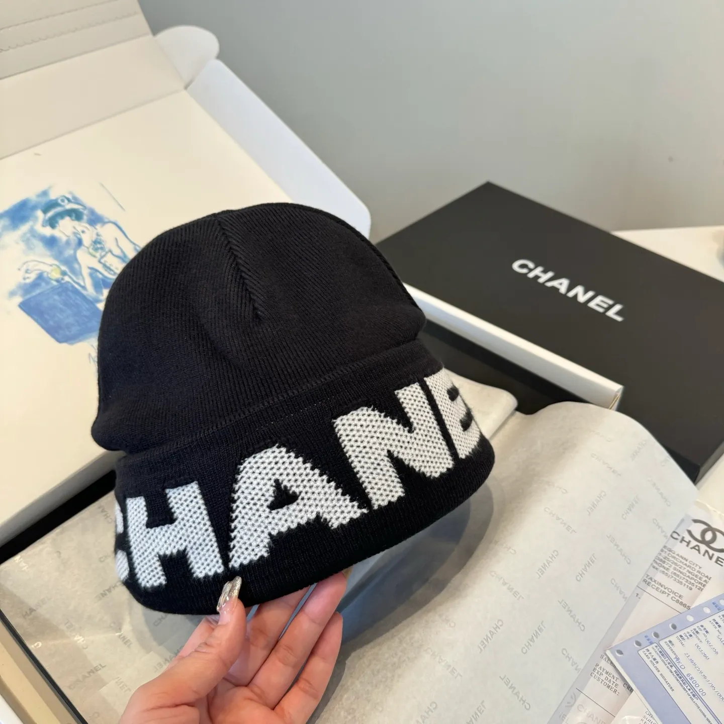 💰70¥ Chanel knitted beanie