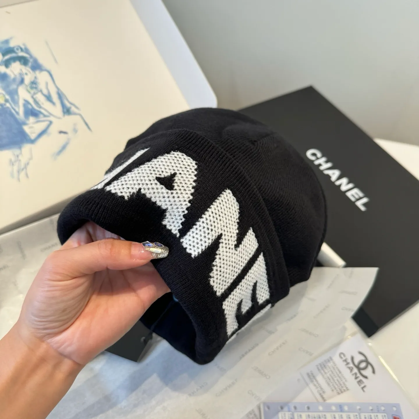 💰70¥ Chanel knitted beanie