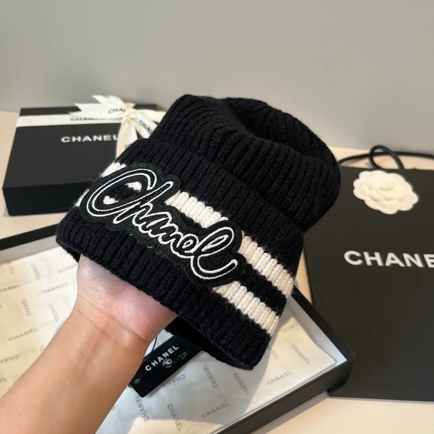 💰50¥ Chanel knitted beanie