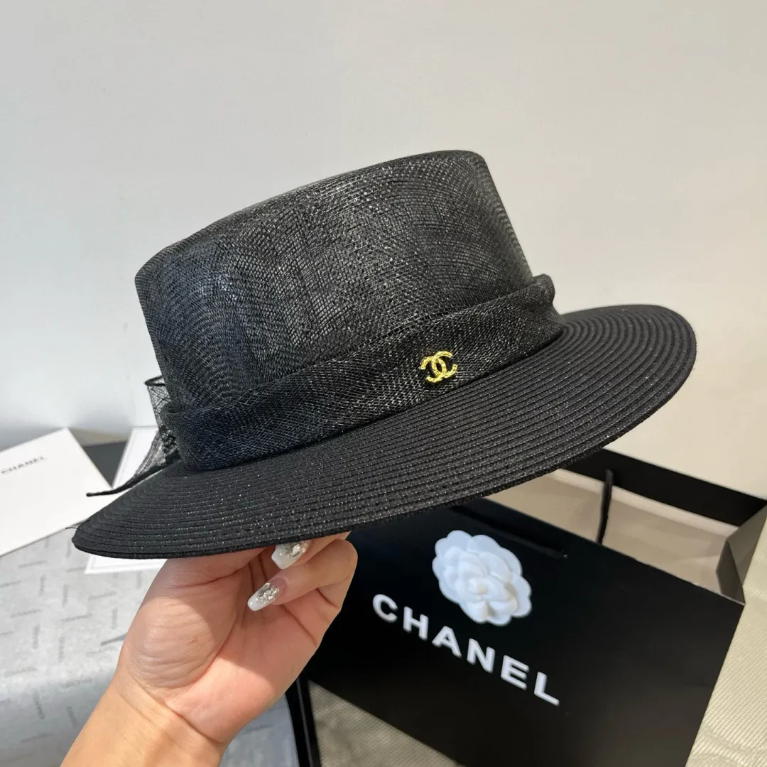 💰220¥ Chanel linen hat, advanced customization, head circumference 57cm