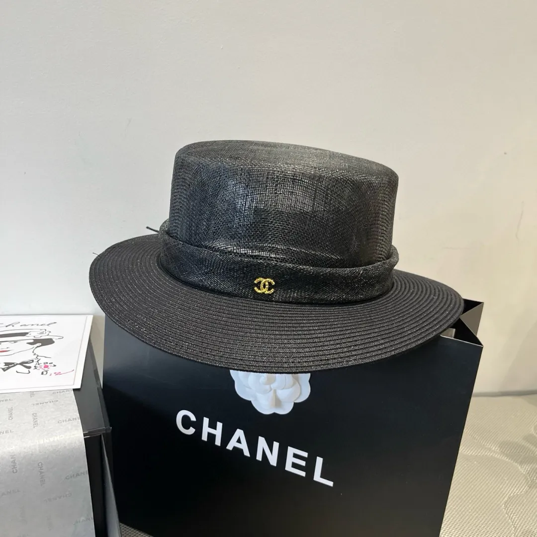 💰220¥ Chanel linen hat, advanced customization, head circumference 57cm