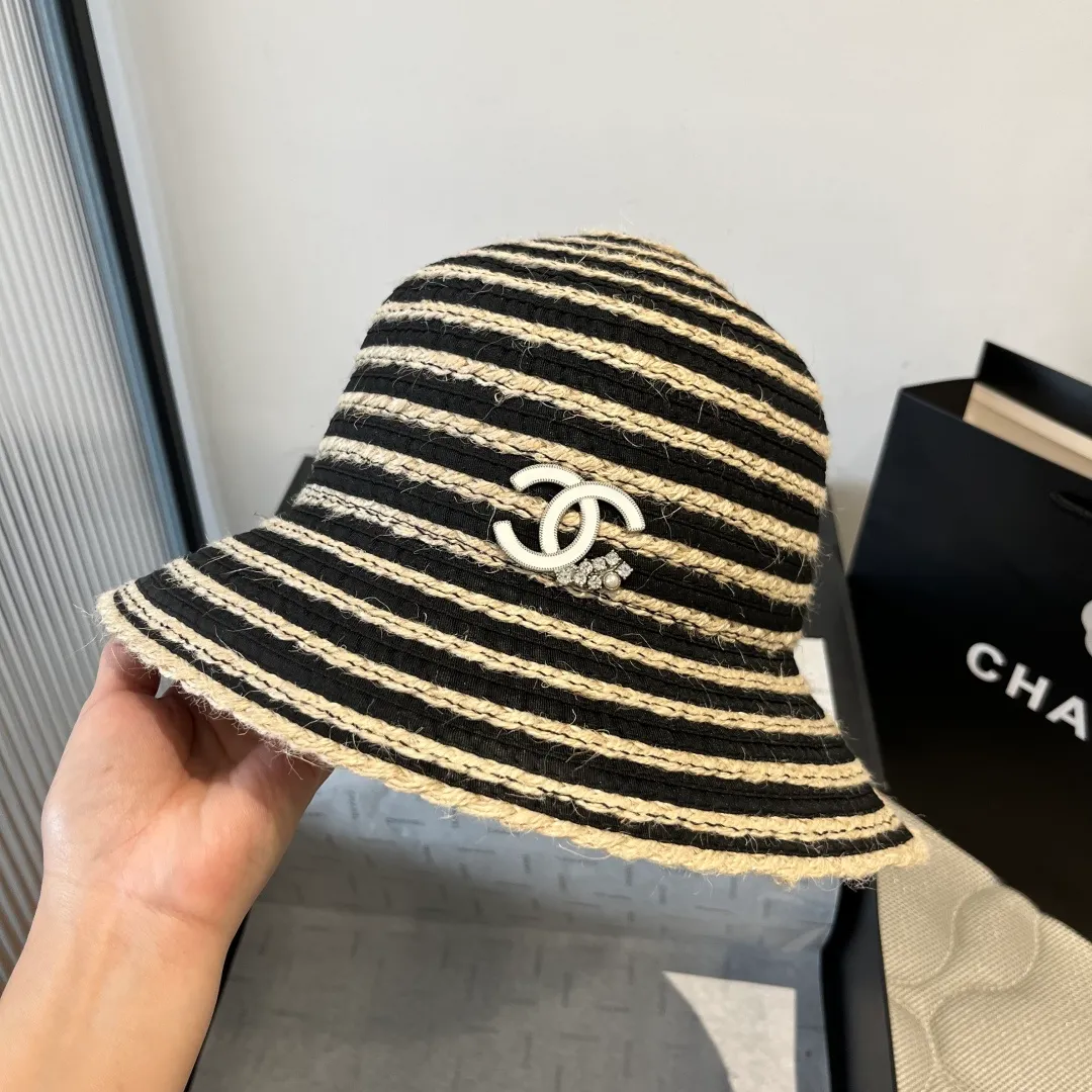 💰140¥ Chanel knitted bucket hat, head circumference 57cm