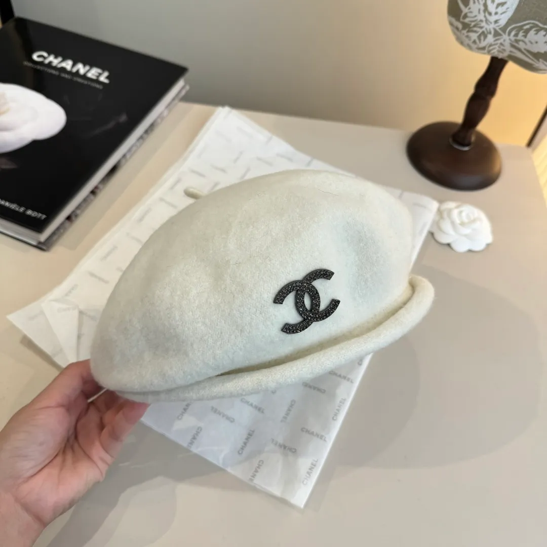 🉐180¥ Chanel wool beret, pumpkin hat, 100% wool🦙 fabric, head circumference 57cm