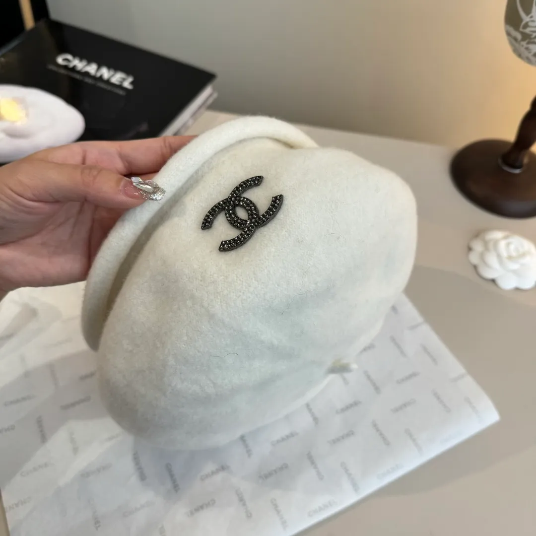 🉐180¥ Chanel wool beret, pumpkin hat, 100% wool🦙 fabric, head circumference 57cm