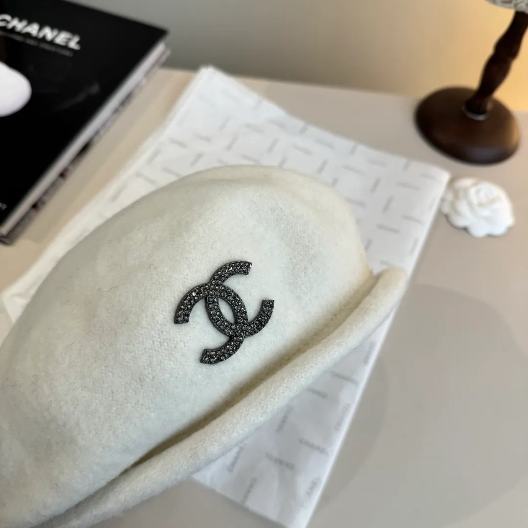 🉐180¥ Chanel wool beret, pumpkin hat, 100% wool🦙 fabric, head circumference 57cm